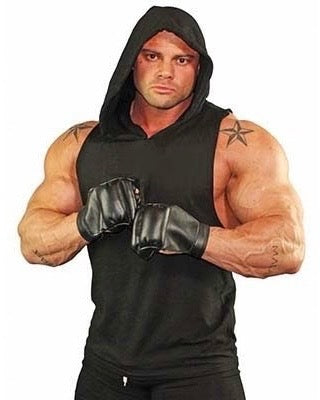 Sleeveless Drop-Arm Hoodie