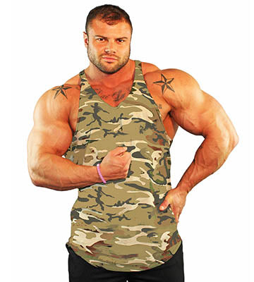 Camo Stringer Tank Top