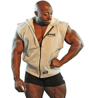 Sleeveless Zip Hoodie