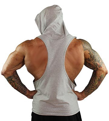 Sleeveless Drop-Arm Hoodie