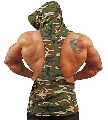 Camo Sleeveless Hoodie - Physique Bodyware