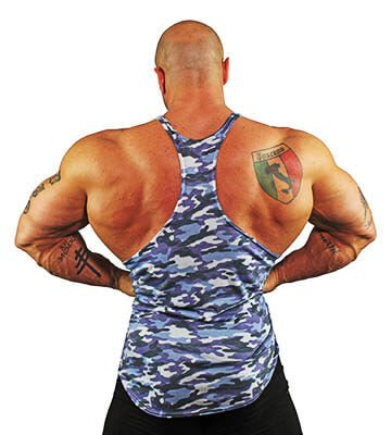 Camo Stringer Tank Top - Physique Bodyware