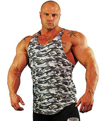 Camo Stringer Tank Top - Physique Bodyware