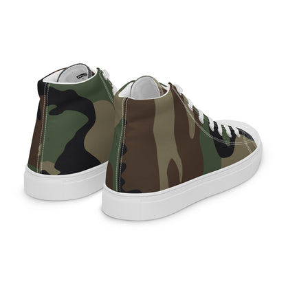 High Top Canvas Shoes - Camo - Physique Bodyware