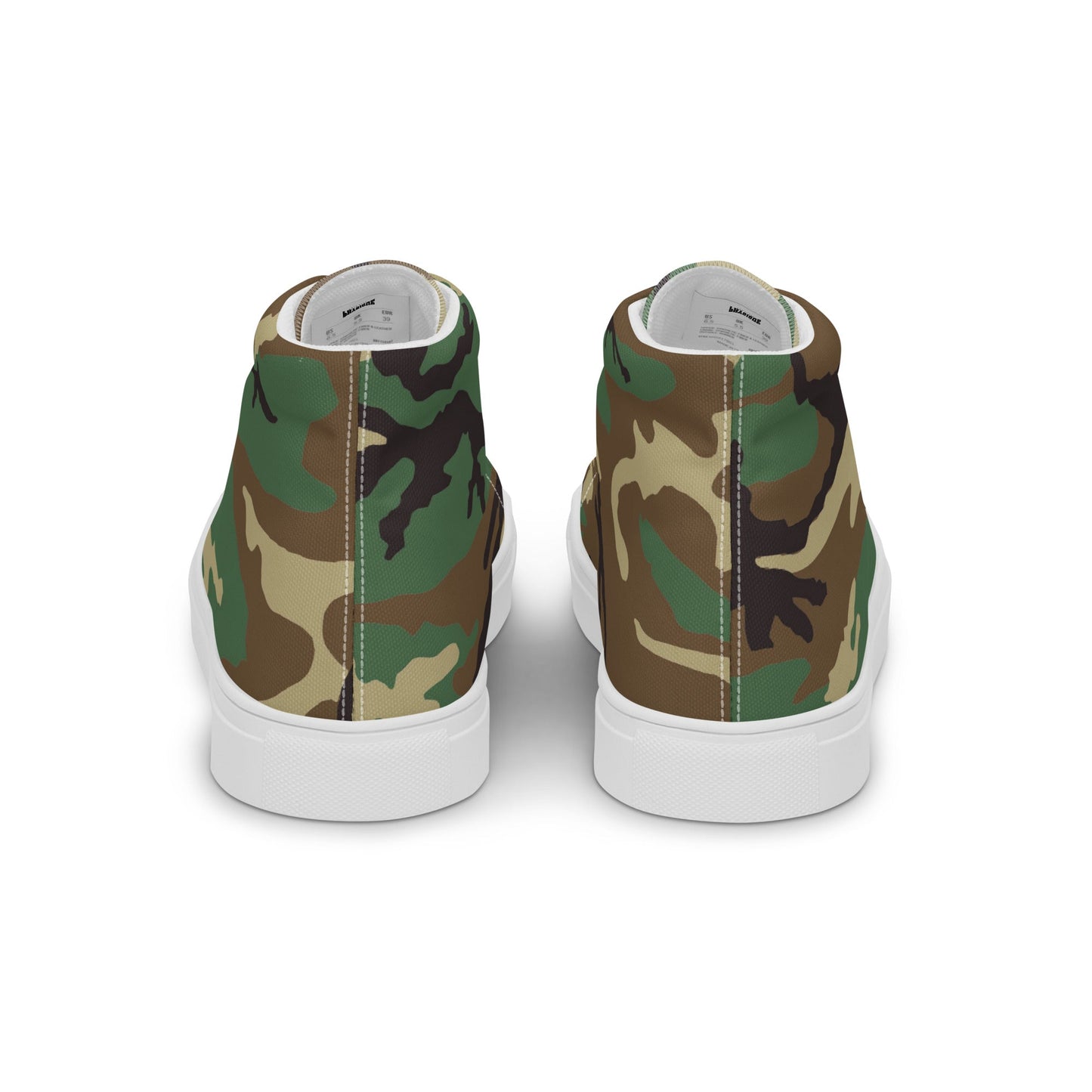High Top Canvas Shoes - Camo - Physique Bodyware