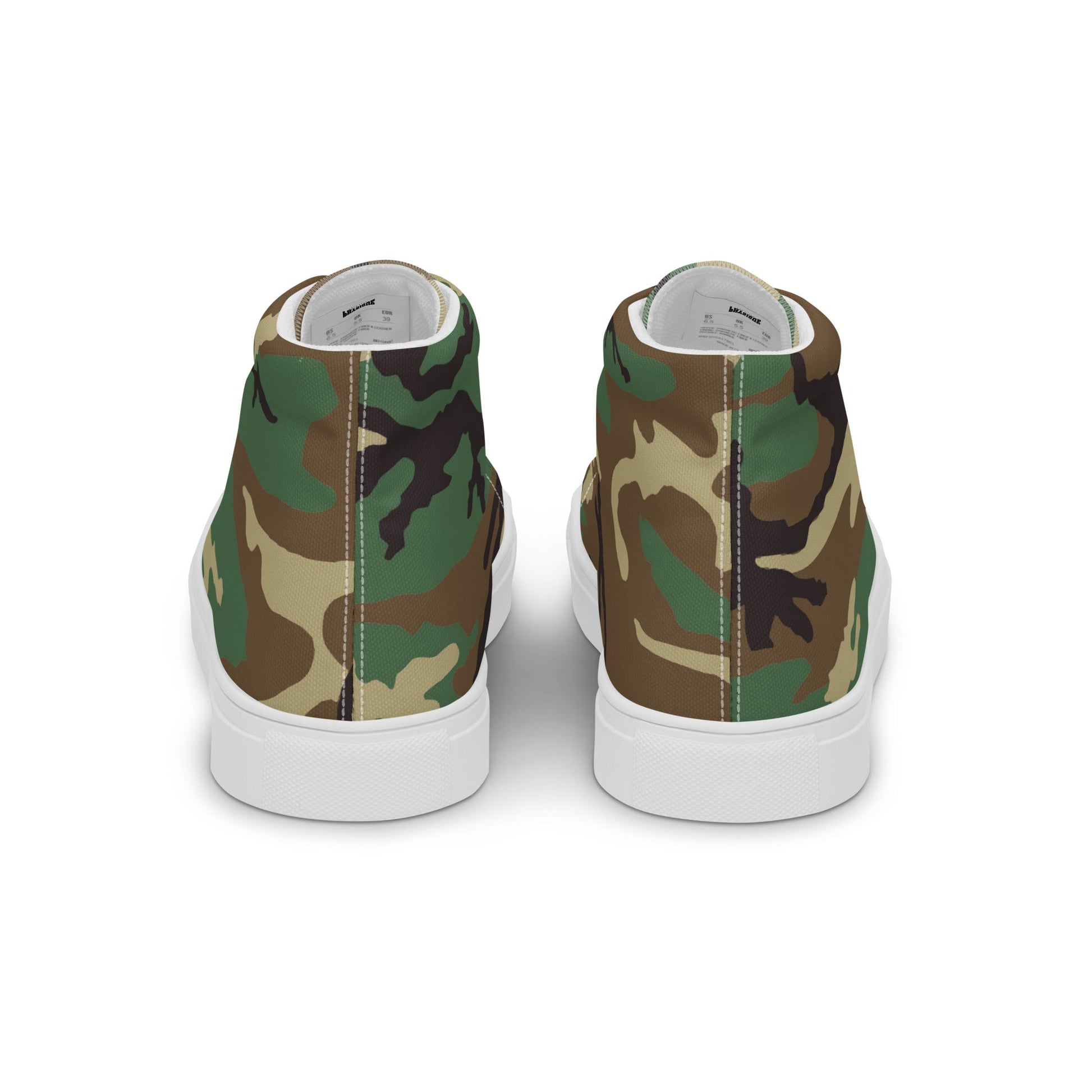 High Top Canvas Shoes - Camo - Physique Bodyware
