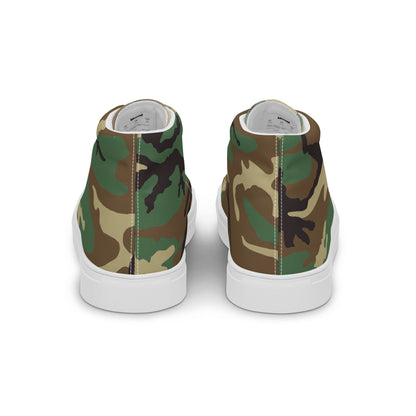 High Top Canvas Shoes - Camo - Physique Bodyware