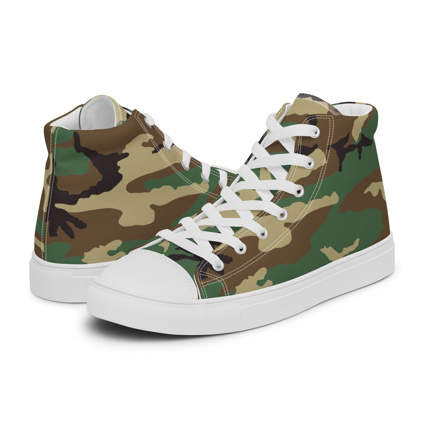 High Top Canvas Shoes - Camo - Physique Bodyware