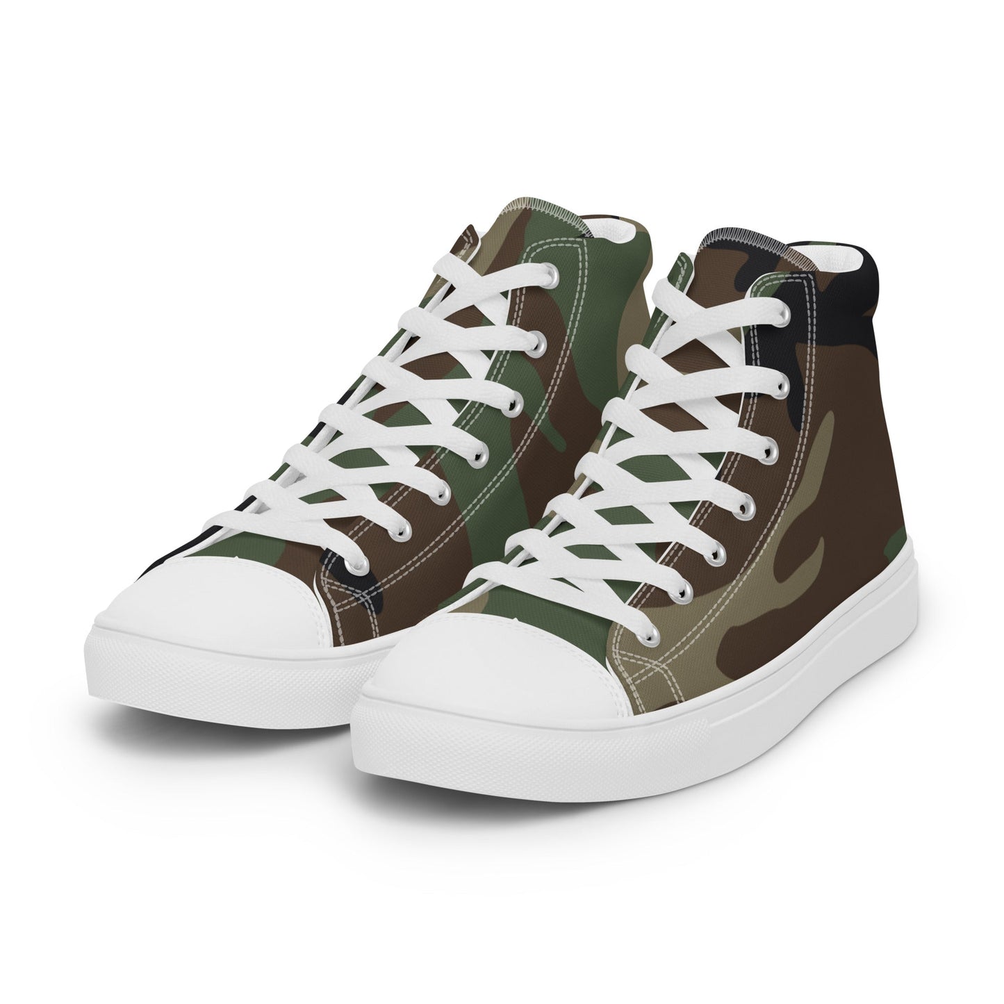 High Top Canvas Shoes - Camo - Physique Bodyware