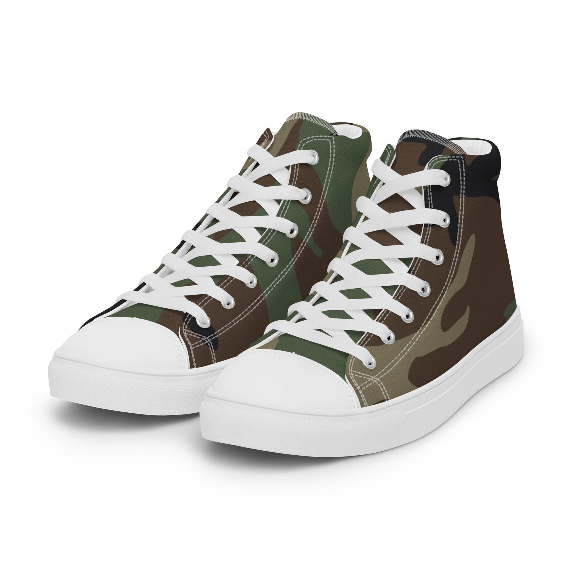 High Top Canvas Shoes - Camo - Physique Bodyware