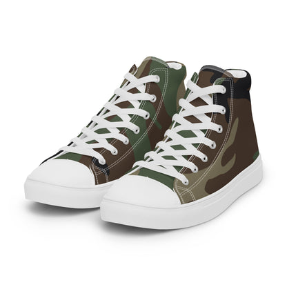High Top Canvas Shoes - Camo - Physique Bodyware