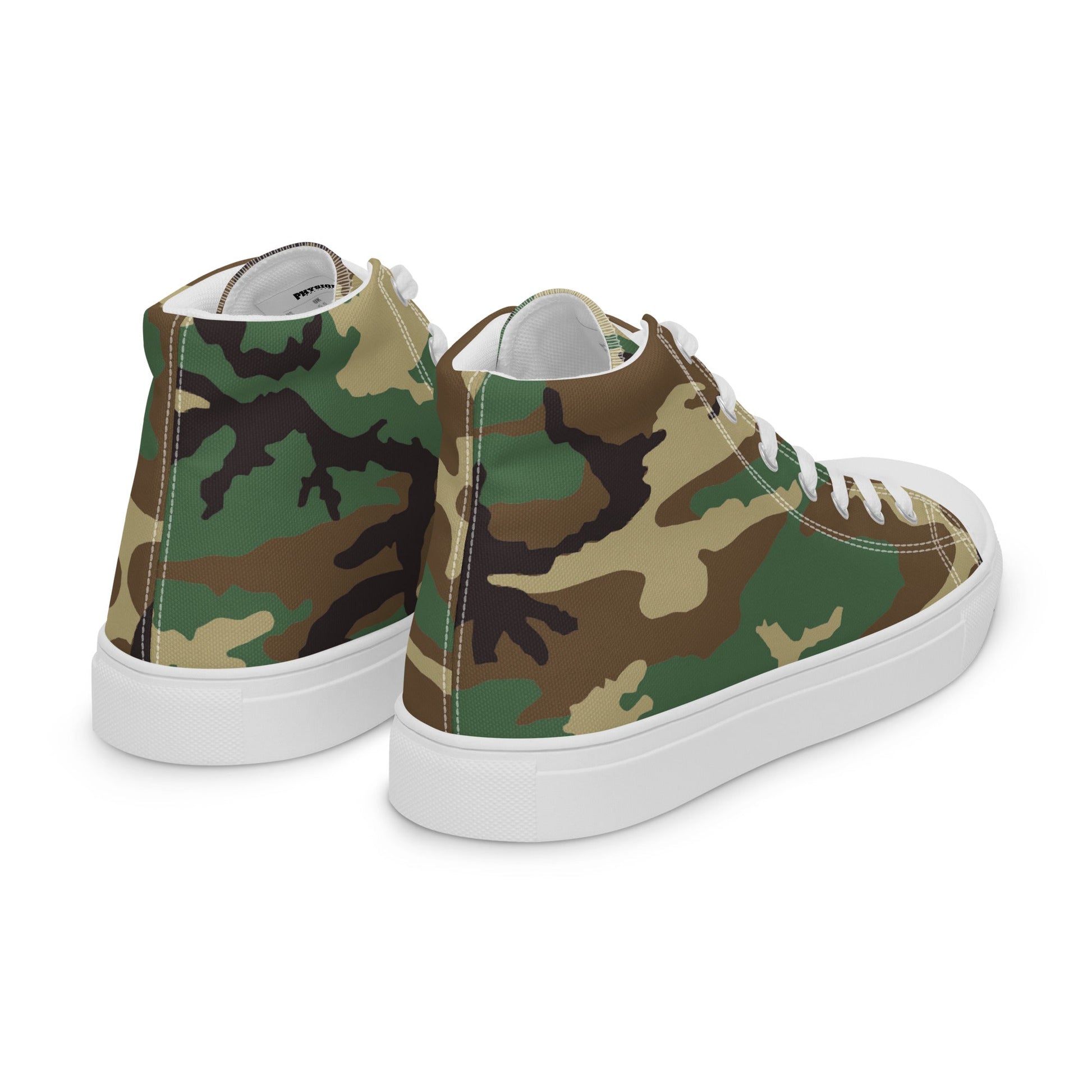 High Top Canvas Shoes - Camo - Physique Bodyware