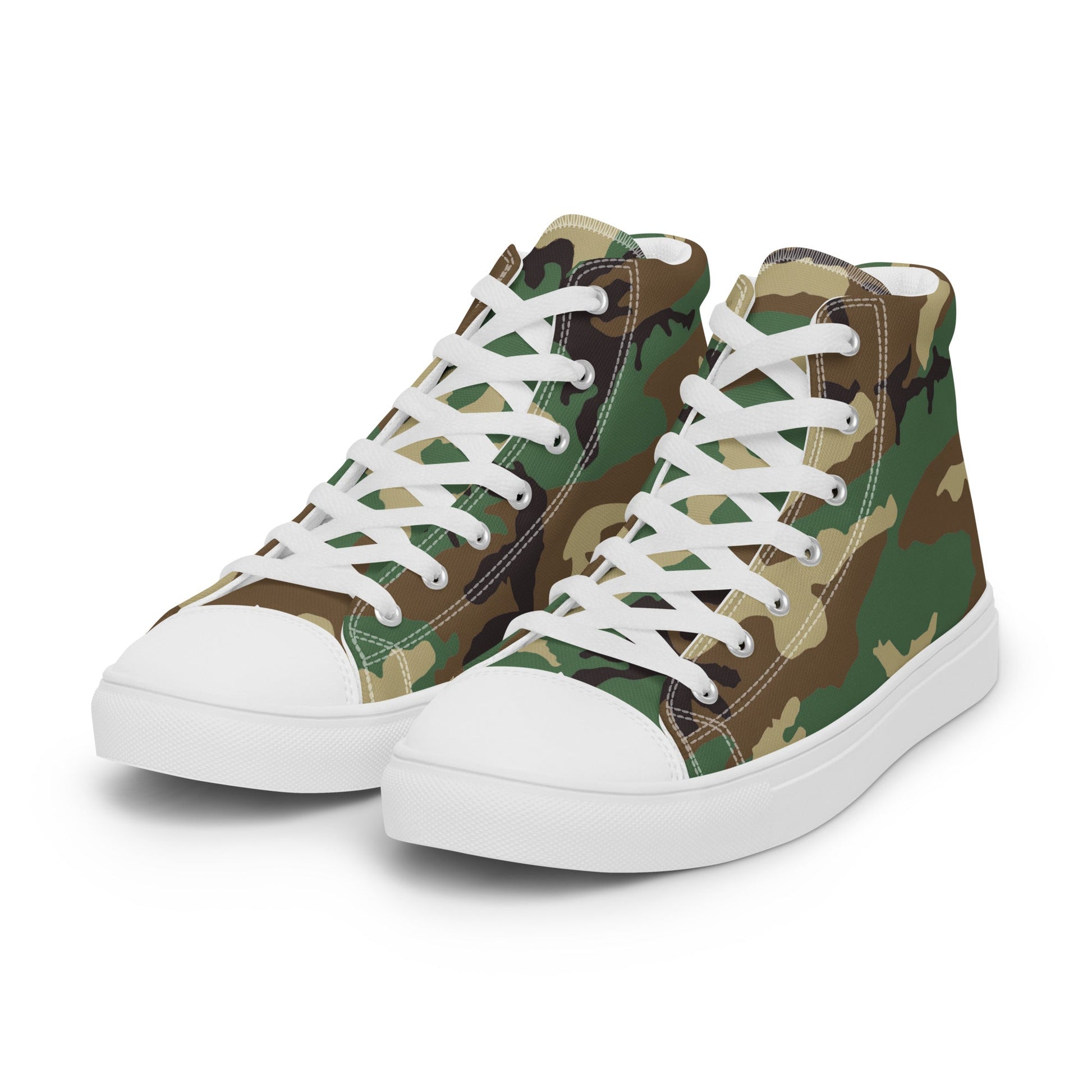 High Top Canvas Shoes - Camo - Physique Bodyware