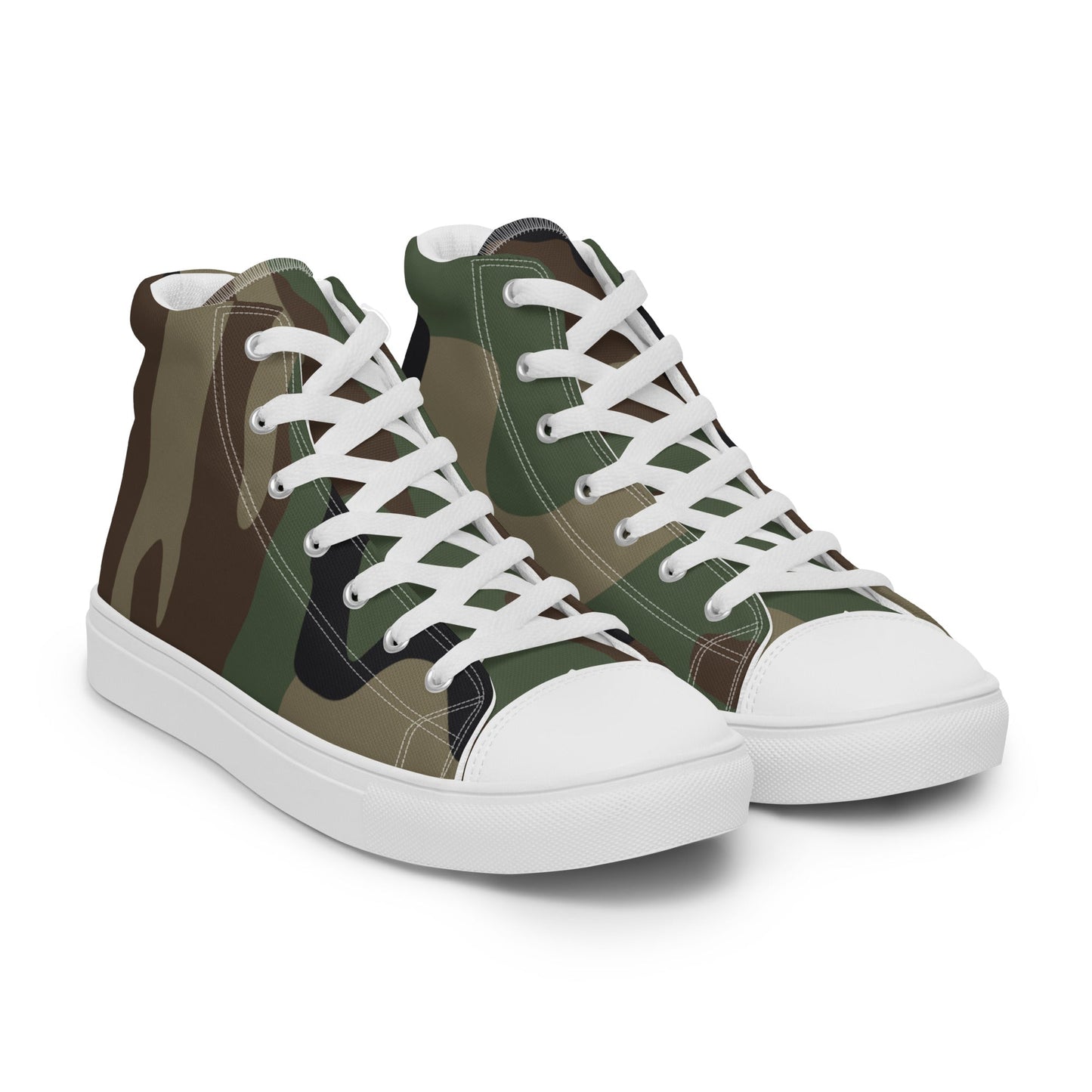 High Top Canvas Shoes - Camo - Physique Bodyware