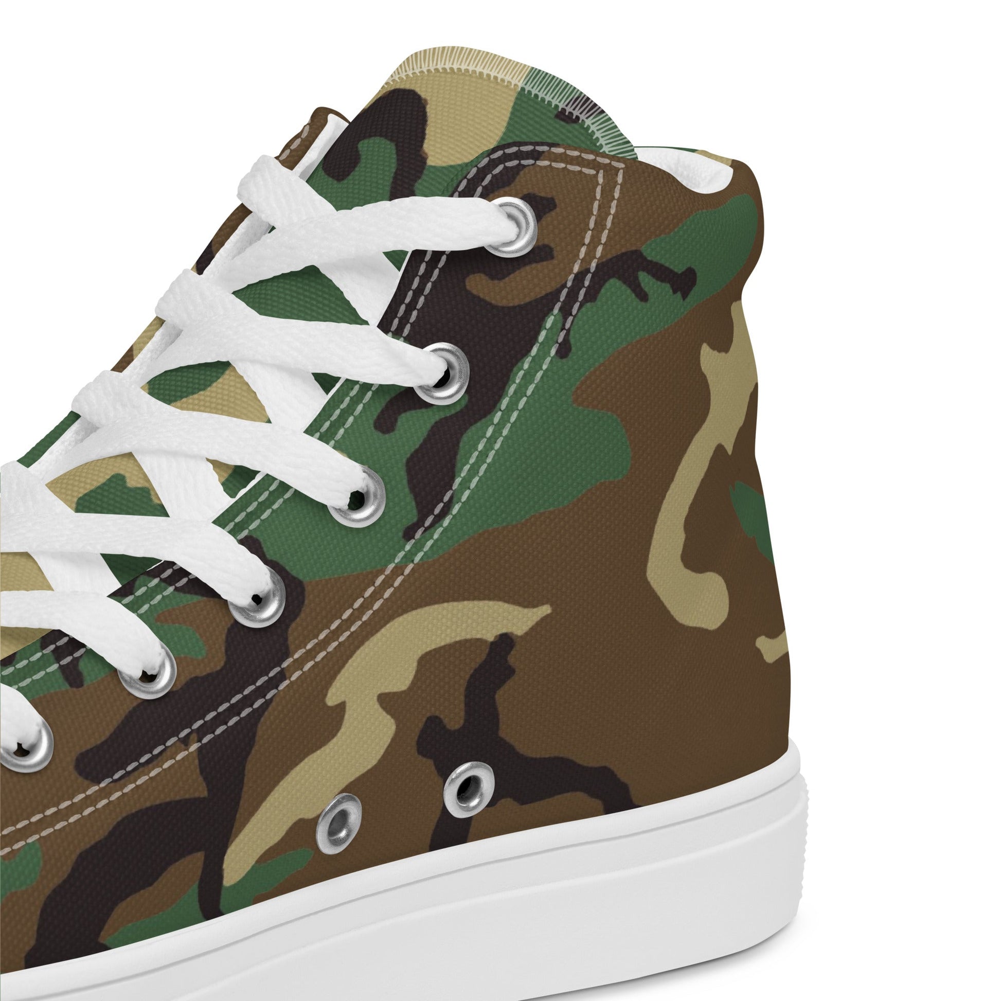 High Top Canvas Shoes - Camo - Physique Bodyware
