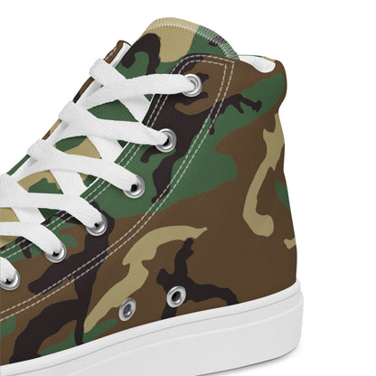High Top Canvas Shoes - Camo - Physique Bodyware