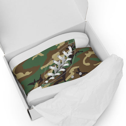 High Top Canvas Shoes - Camo - Physique Bodyware