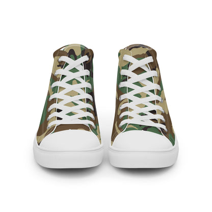 High Top Canvas Shoes - Camo - Physique Bodyware