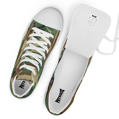 High Top Canvas Shoes - Camo - Physique Bodyware