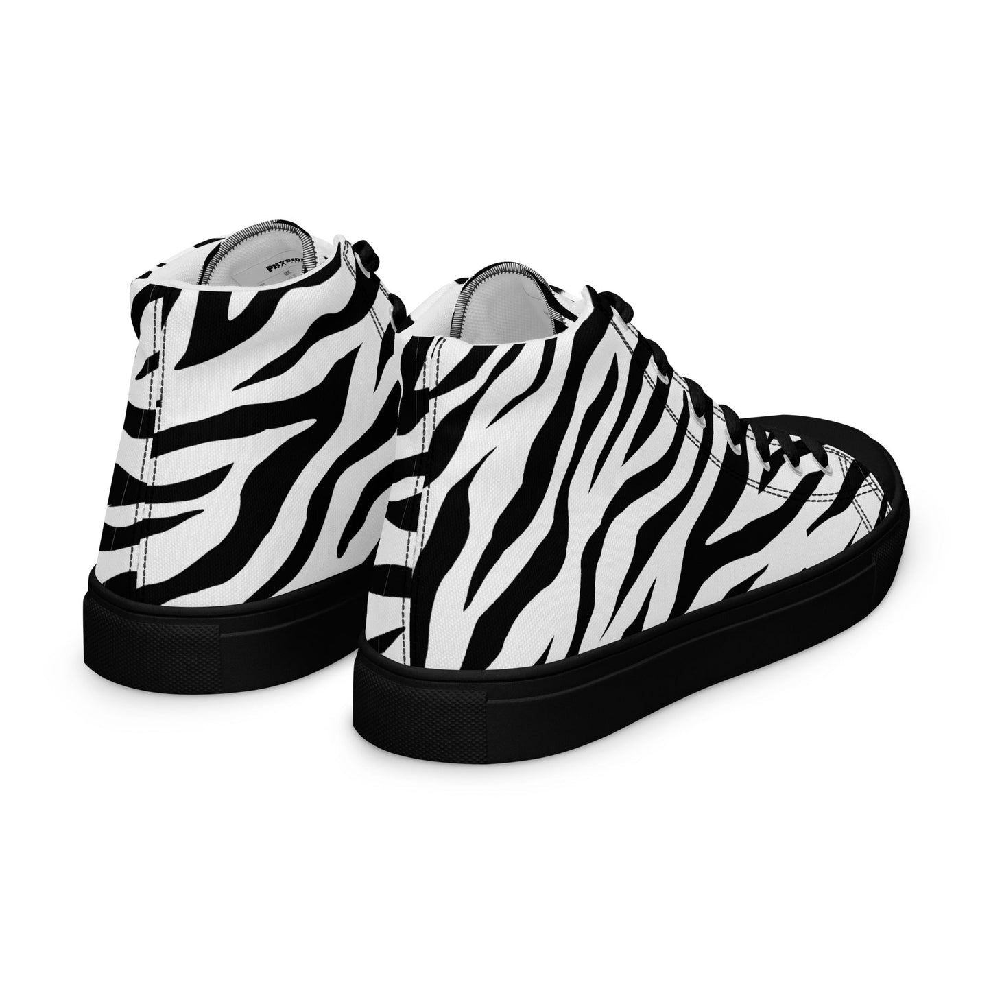 High Top Canvas Shoes - White Tiger - Physique Bodyware