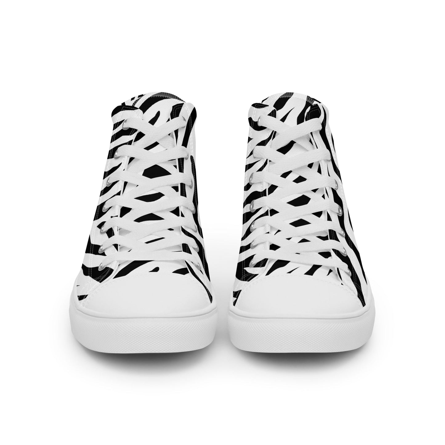 High Top Canvas Shoes - White Tiger - Physique Bodyware