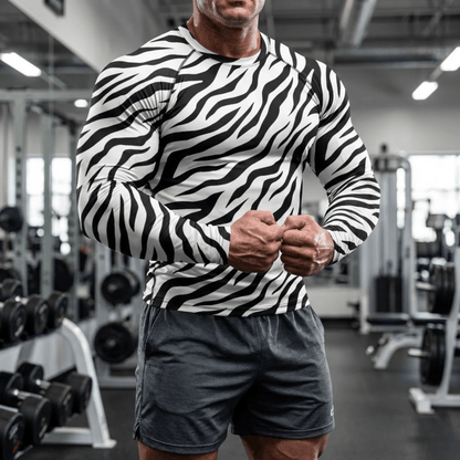 Light Compression Shirt - White Tiger - Physique Bodyware