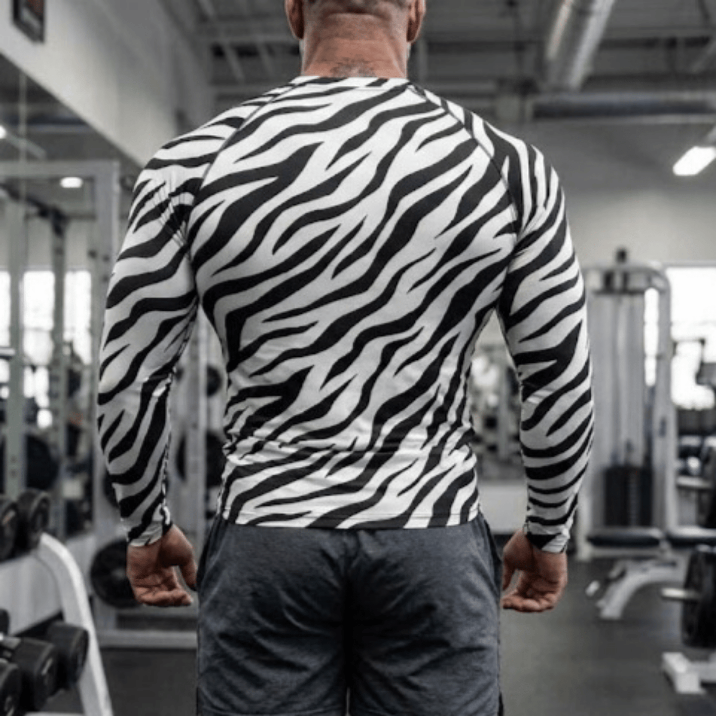 Light Compression Shirt - White Tiger - Physique Bodyware