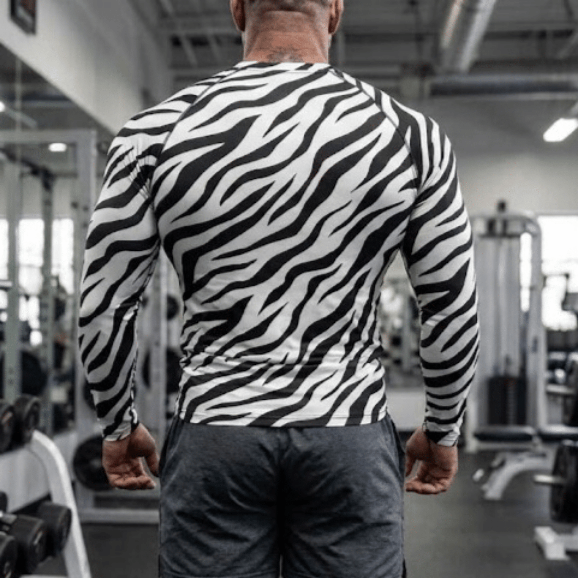 Light Compression Shirt - White Tiger - Physique Bodyware