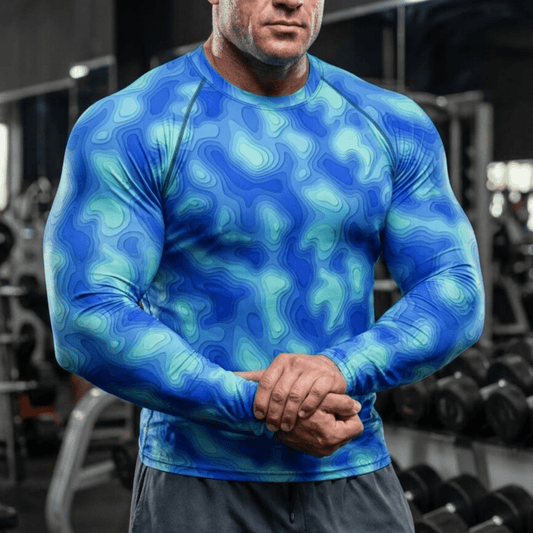 Lightweight Compression Shirt - Lagoon - Physique Bodyware
