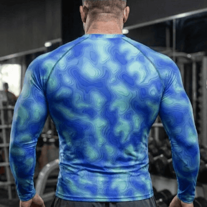 Lightweight Compression Shirt - Lagoon - Physique Bodyware