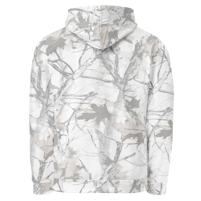 Lightweight Hoodie - White Snow Camo - Physique Bodyware