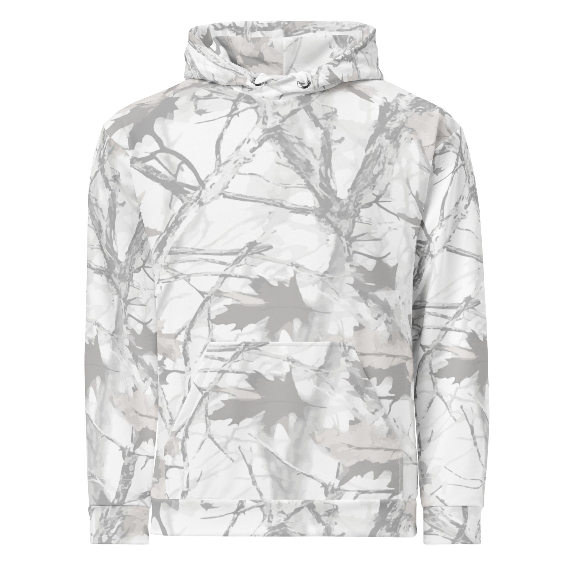 Lightweight Hoodie - White Snow Camo - Physique Bodyware