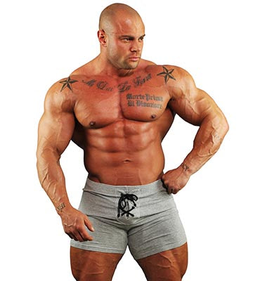 Lace-Up Bodybuilding Shorts