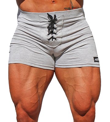 Lace-Up Bodybuilding Shorts