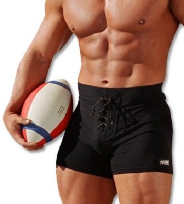 Lace-Up Bodybuilding Shorts