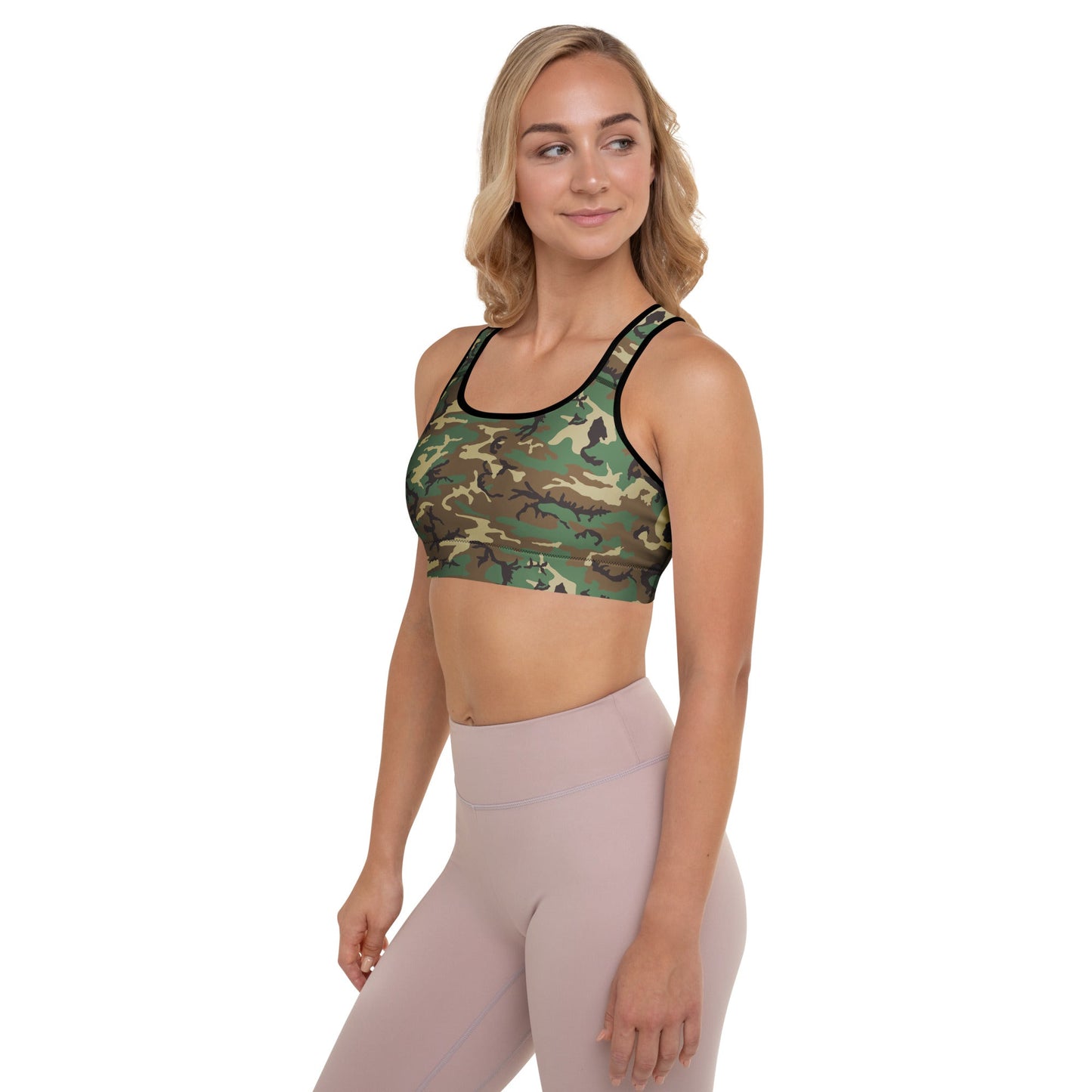 Padded Sports Bra - Camo - Physique Bodyware