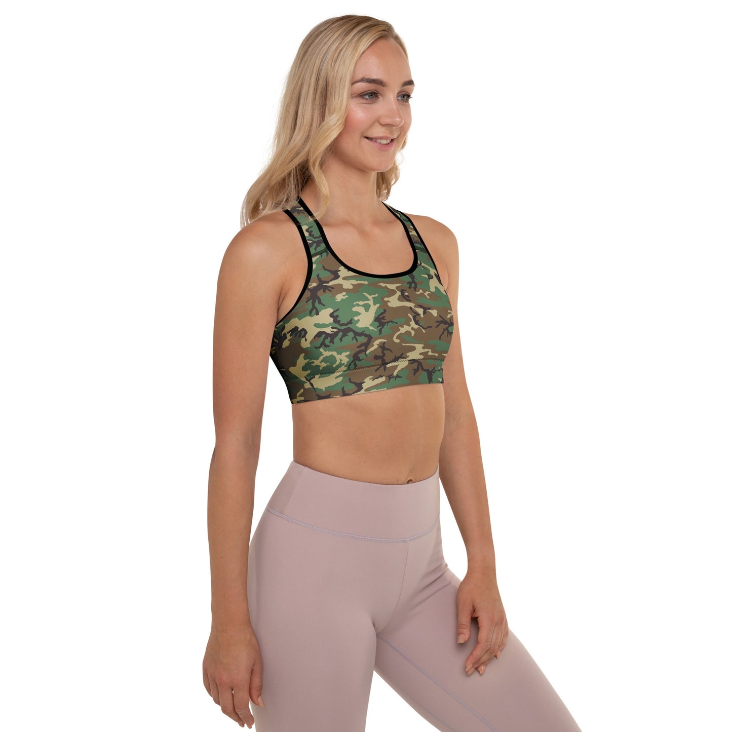 Padded Sports Bra - Camo - Physique Bodyware