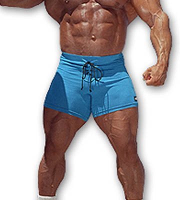 Lace-Up Bodybuilding Shorts