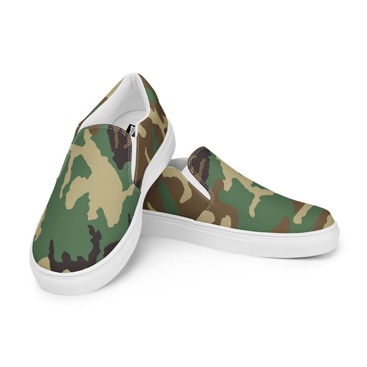 Slip - on Canvas Shoes - Camo - Physique Bodyware