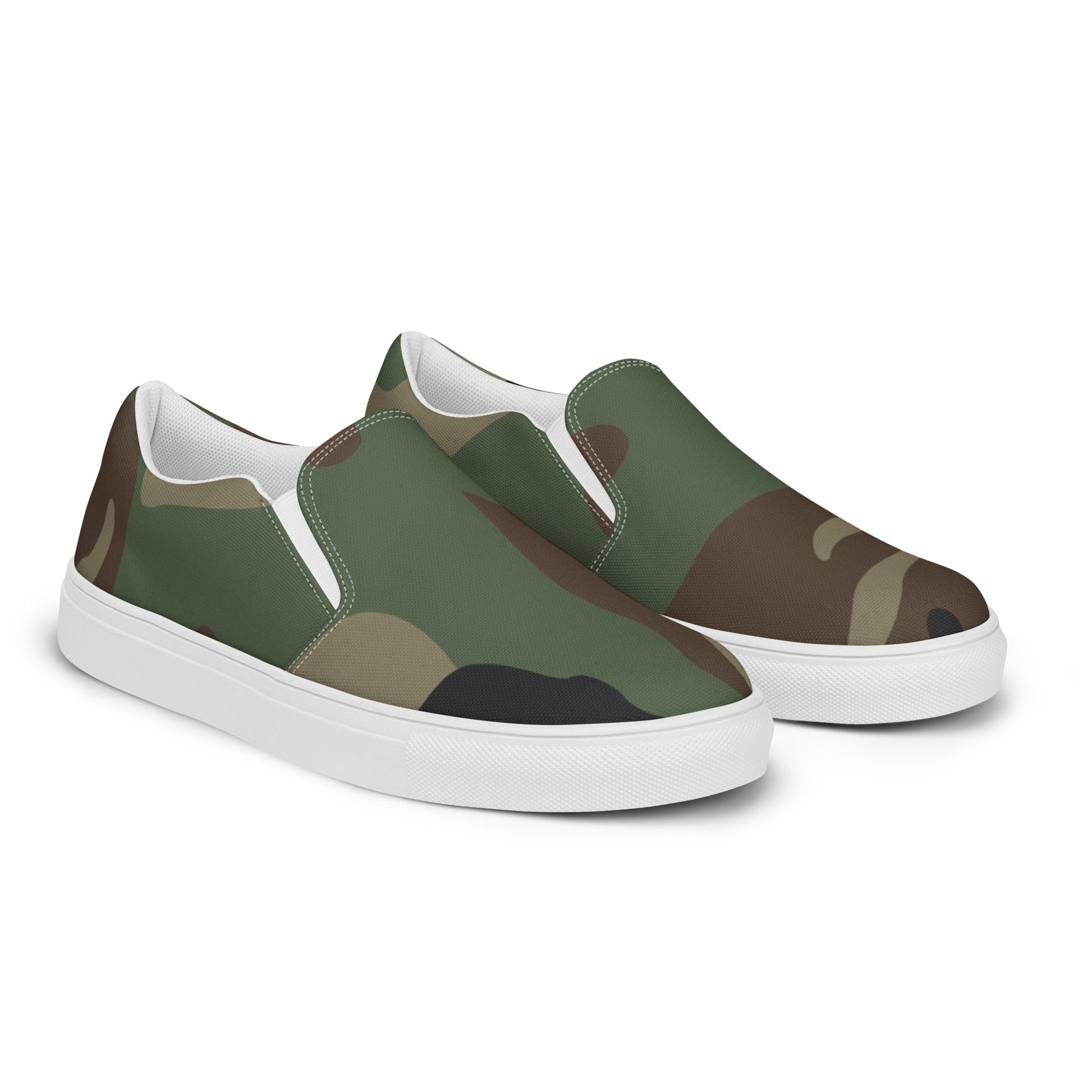 Slip - on Canvas Shoes - Camo - Physique Bodyware