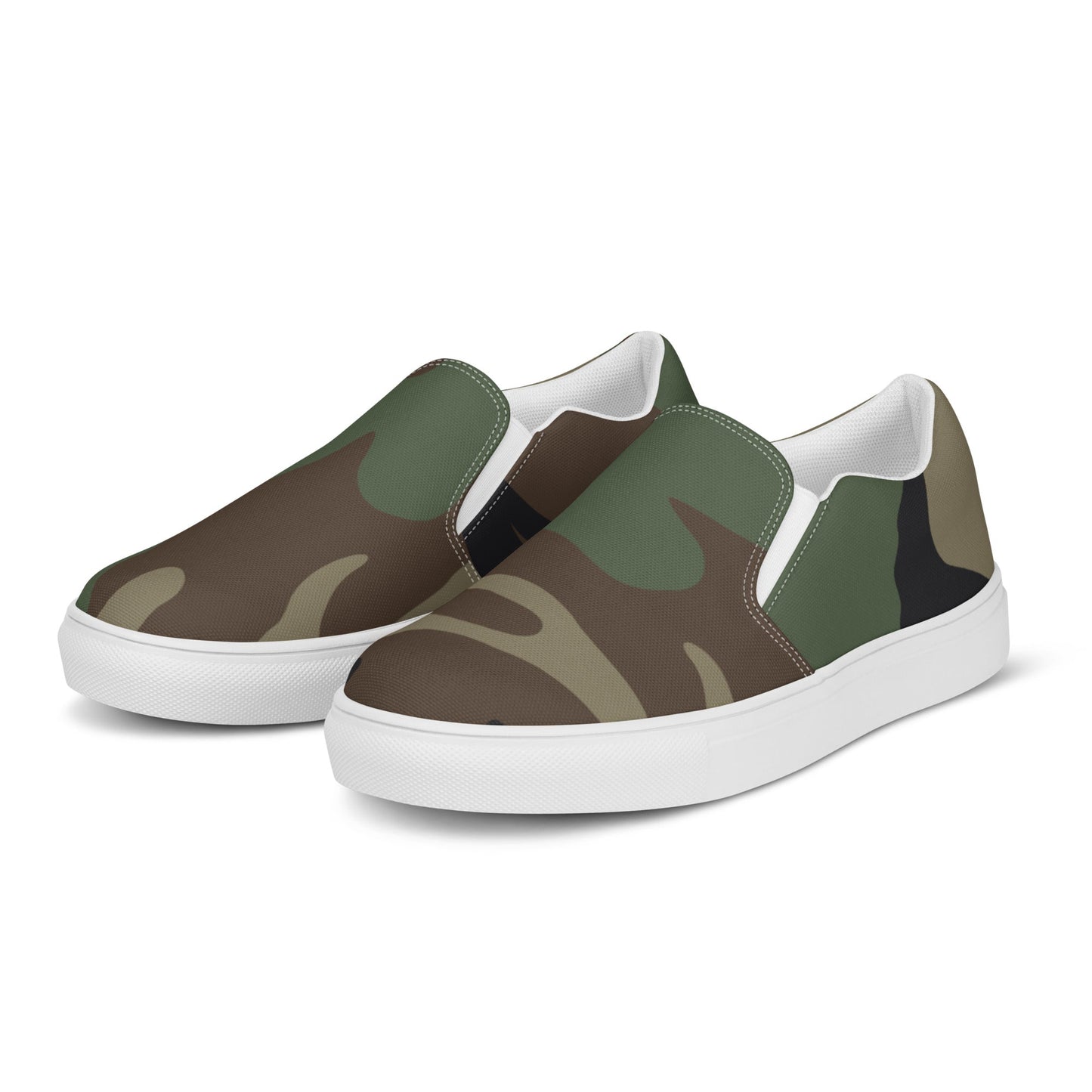 Slip - on Canvas Shoes - Camo - Physique Bodyware