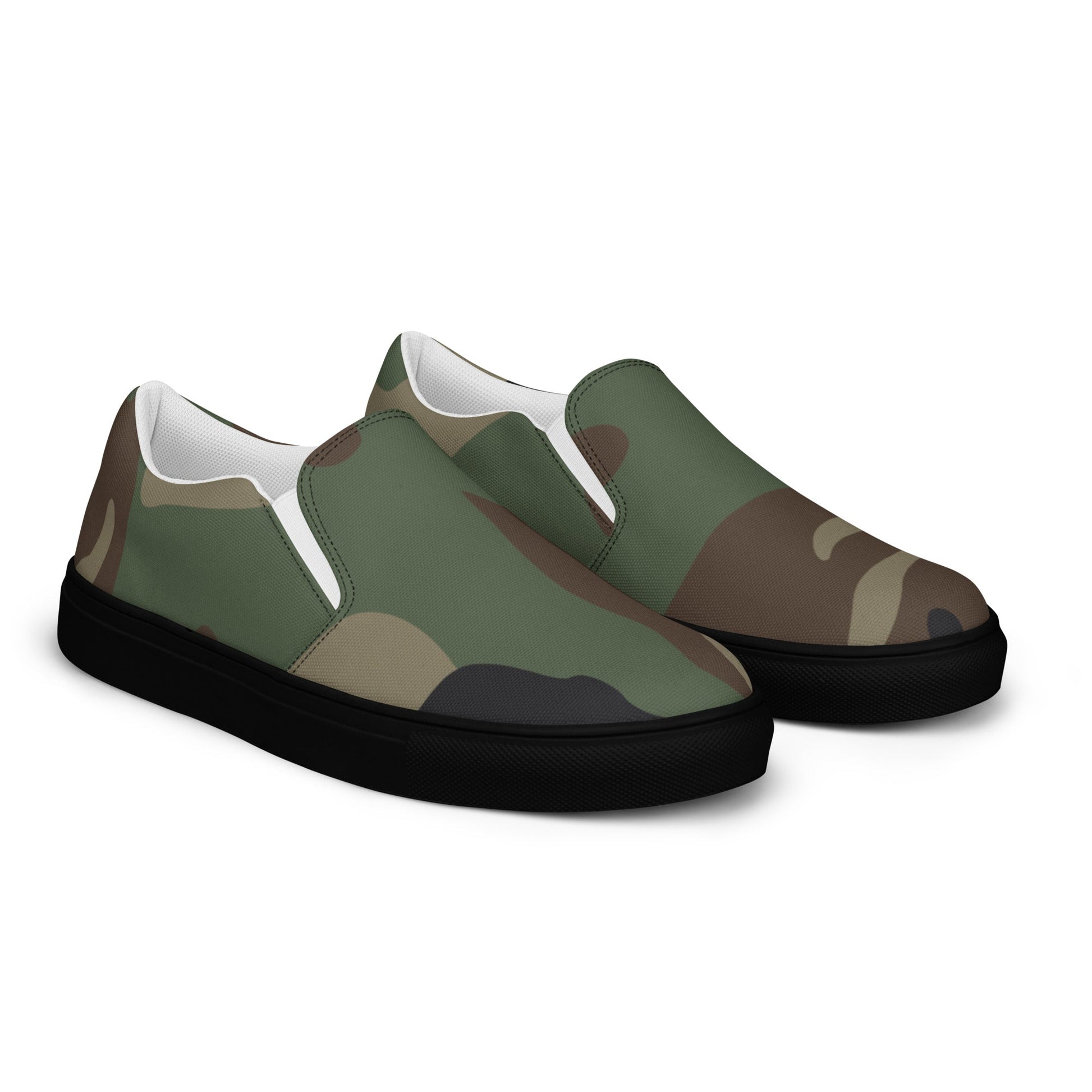 Slip - on Canvas Shoes - Camo - Physique Bodyware
