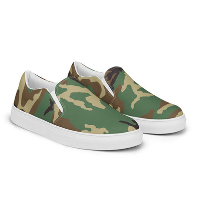 Slip - on Canvas Shoes - Camo - Physique Bodyware