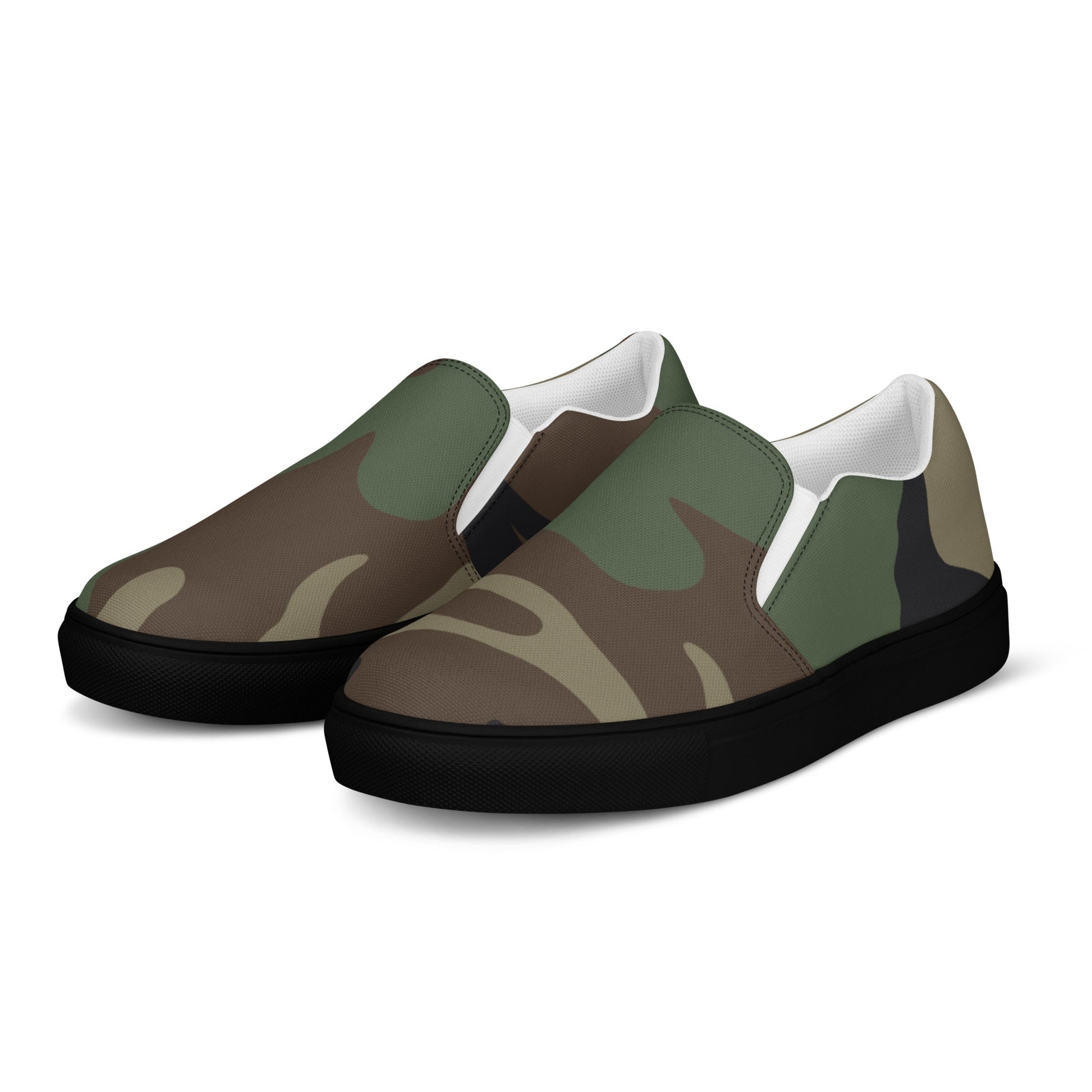 Slip - on Canvas Shoes - Camo - Physique Bodyware