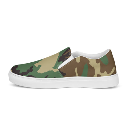 Slip - on Canvas Shoes - Camo - Physique Bodyware