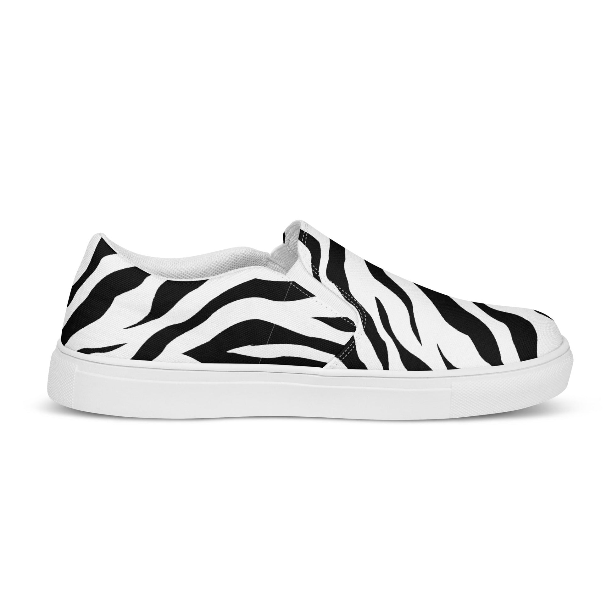 Slip - on Canvas Shoes - White Tiger - Physique Bodyware