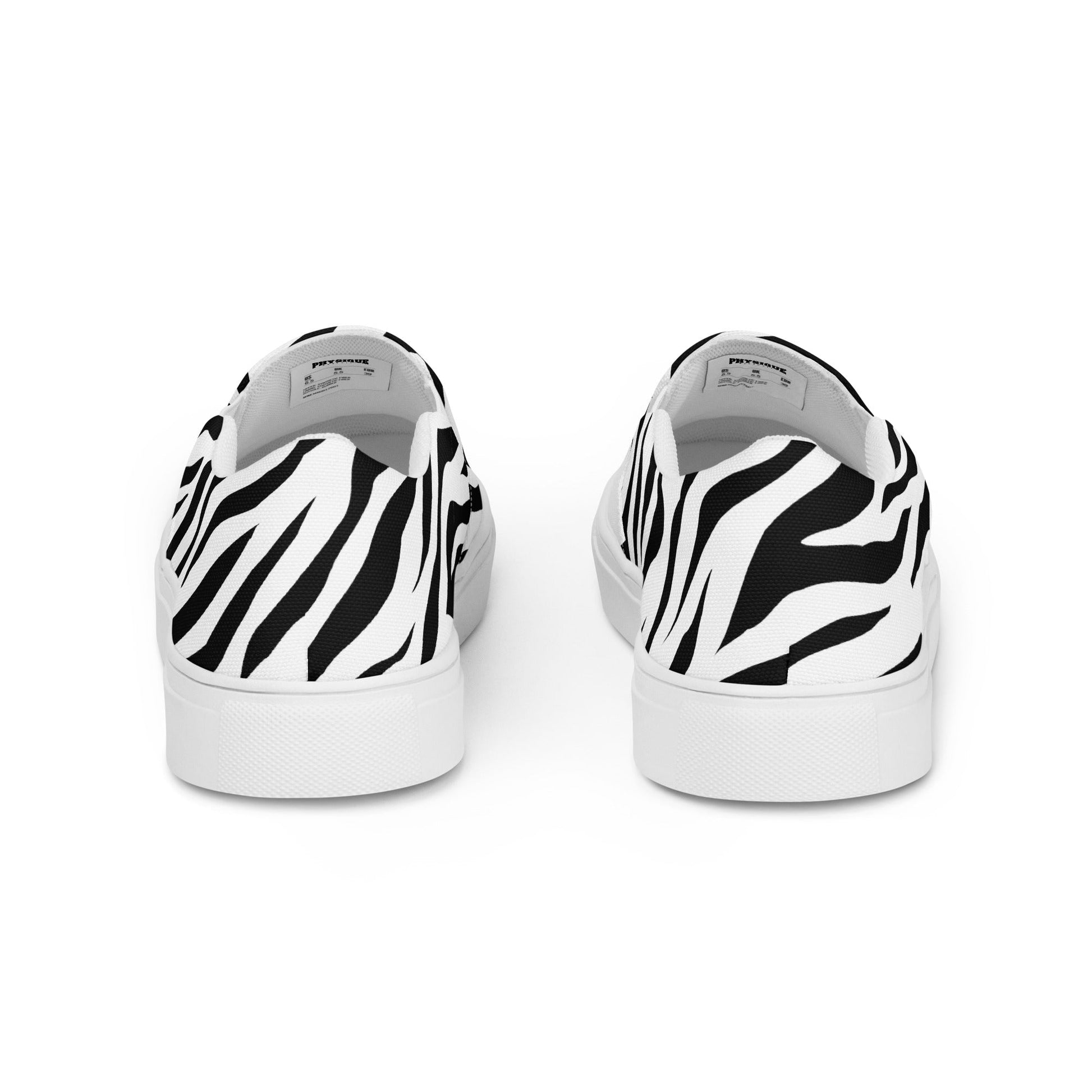 Slip - on Canvas Shoes - White Tiger - Physique Bodyware