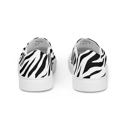 Slip - on Canvas Shoes - White Tiger - Physique Bodyware