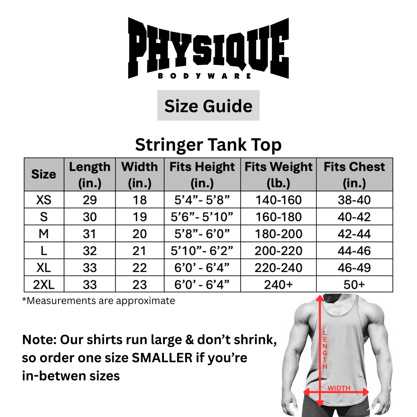 Stringer Tank - $*%'S ABOUT TO GET HEAVY! - Physique Bodyware