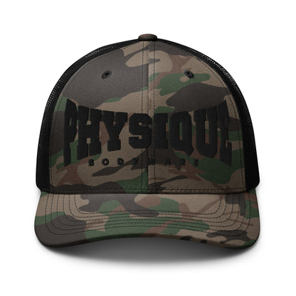 Trucker Hat - Camo - Physique Bodyware